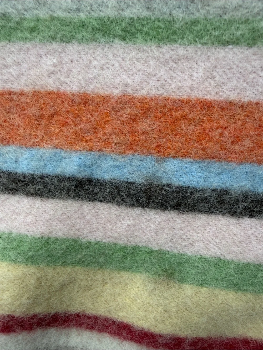 Elgin Vintage Striped Lambswool Scarf